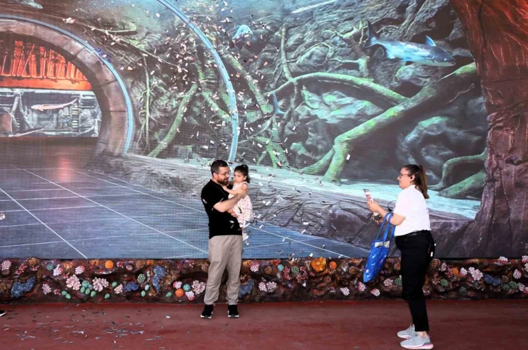 Körfez Aqua Akvaryumu’nda 41 bininci ziyaretçi sürprizi