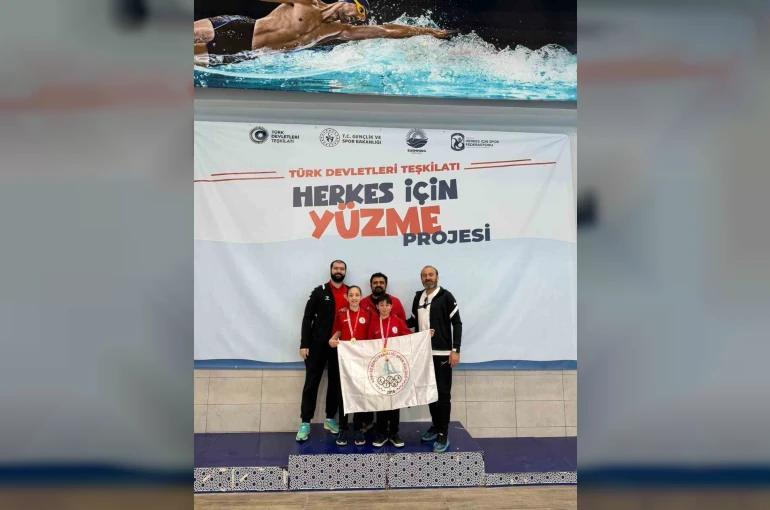 Körfezli genç yüzücüler Azerbaycan’da Türkiye’yi temsil edecek