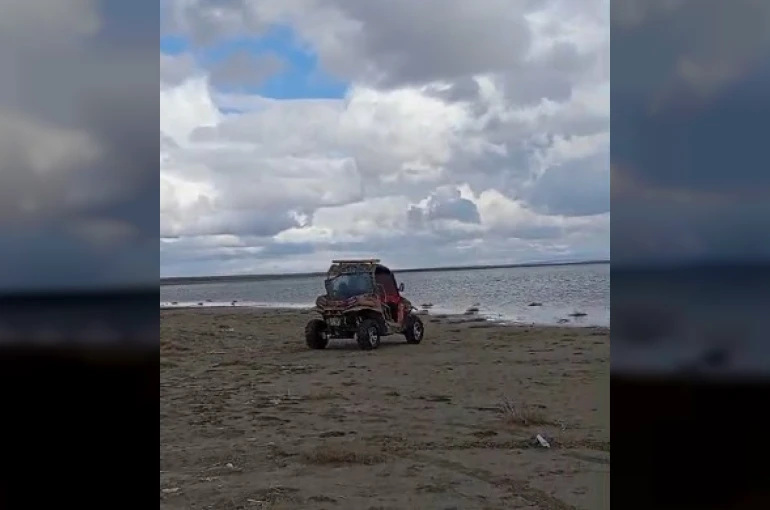 Koruma altındaki Seyfe Gölü’nde off-road yapan şahsa ceza