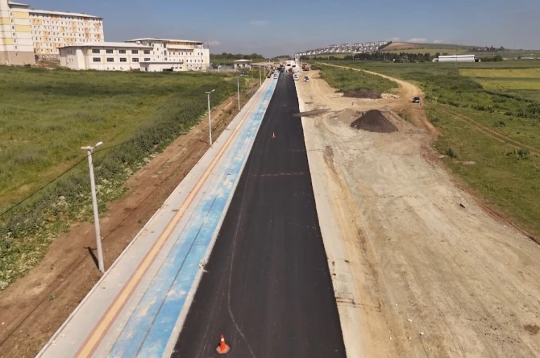 Köseilyas-NKÜ Hayvan Hastanesi yolu tamamlandı: Yurtta kalan öğrenciler de rahatladı