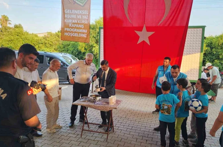 Köyceğiz Döğüşbelen’de Yaz Kur’an Kursu kapanış töreni