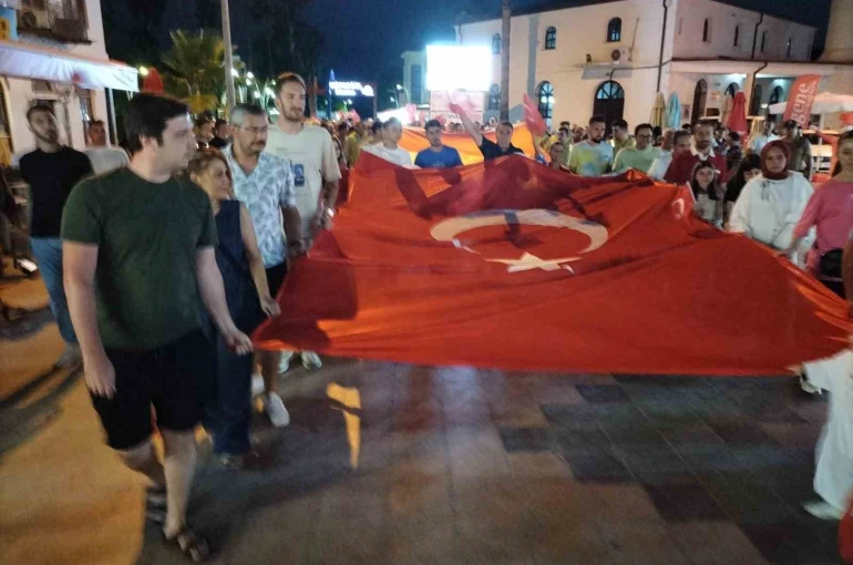 Köyceğiz’de 15 Temmuz kutlamaları gerçekleştirildi