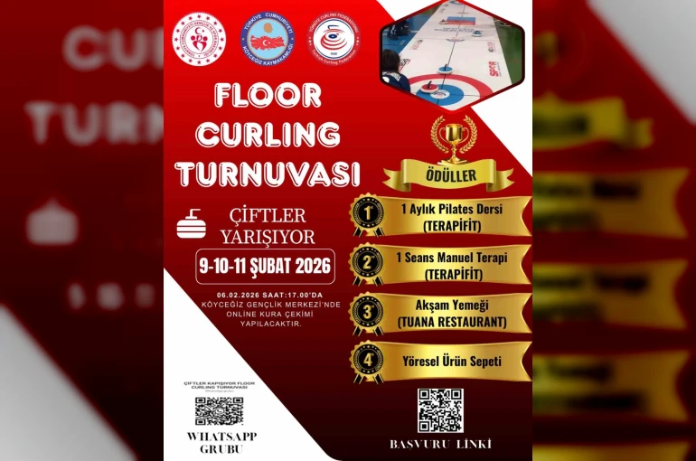 Köyceğiz’de ödüllü Floor Curling Turnuvası düzenlendi