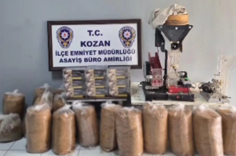 Kozan’da tütün operasyonu: 1 tutuklama