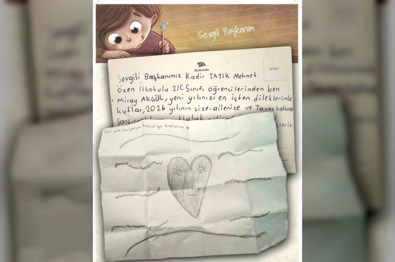 Küçük Miray’ın yeni yıl mektubu Başkan Tatık’ı duygulandırdı