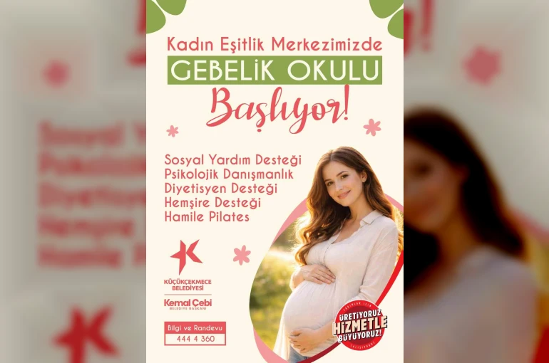 Küçükçekmece’de anne adayları için ‘gebelik okulu’