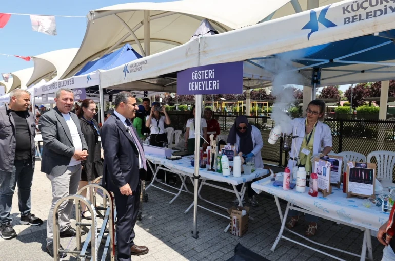 Küçükçekmece’de bilim şenliği düzenlendi