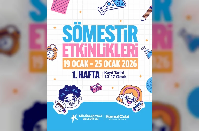 Küçükçekmece’de sömestir etkinlikleri