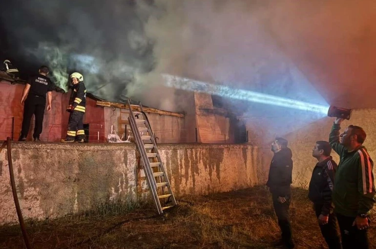 Kulu’da müstakil evde yangın