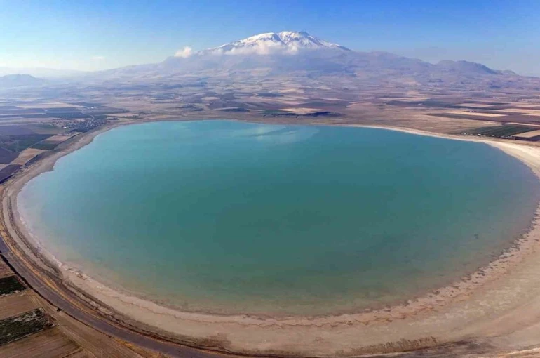 Kuş cenneti Arin Gölü gün geçtikçe alan kaybediyor