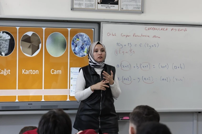 Kütahya Belediyesi’nden öğrencilere sıfır atık eğitimi