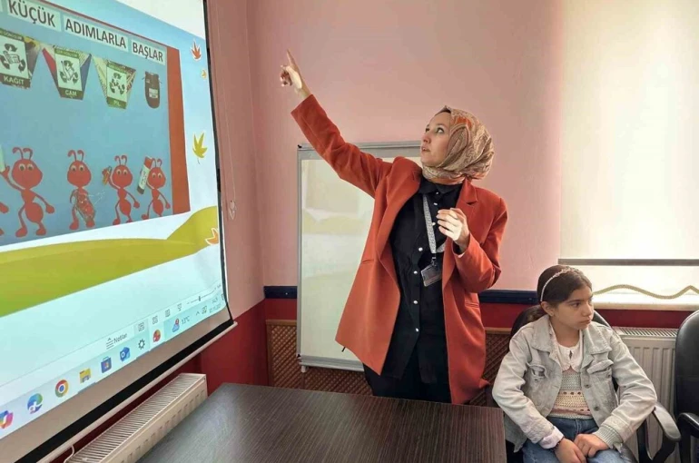 Kütahya Belediyesi’nden özel öğrencilere sıfır atık eğitimi