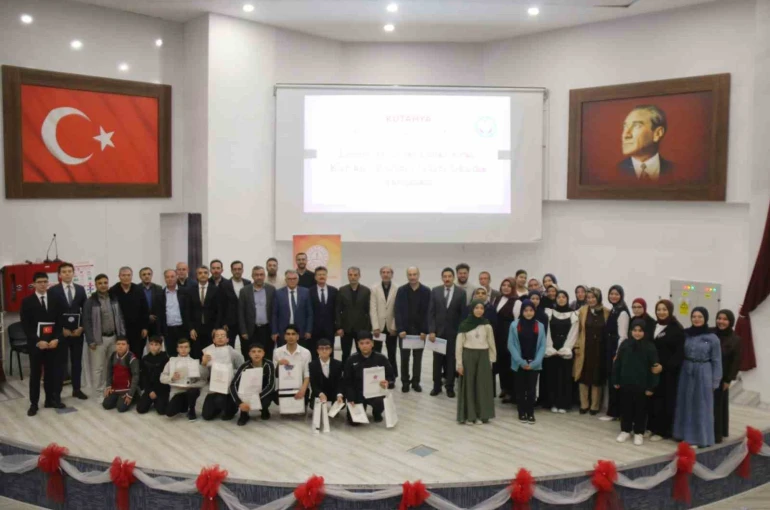 Kütahya geneli Kur’an-ı Kerim okuma yarışması tamamlandı