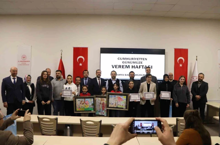 Kütahya’da ’79. Verem Eğitimi ve Farkındalık Haftası Ödülleri’ sahiplerini buldu