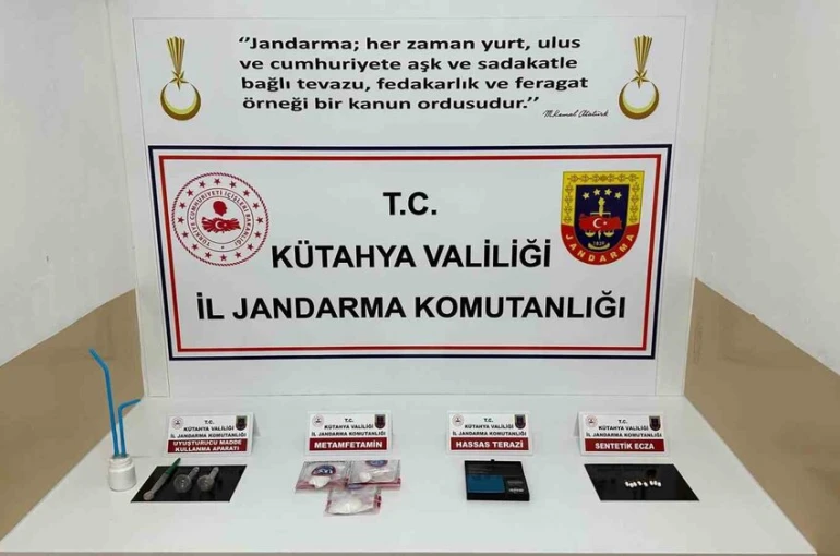 Kütahya’da jandarmadan uyuşturucu operasyonu: 1 tutuklama 