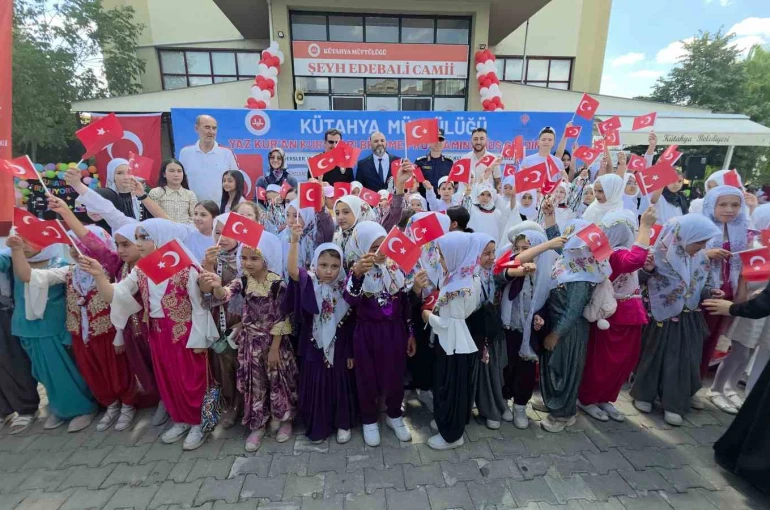 Kütahya’da Yaz Kur’an Kursları için coşkulu final