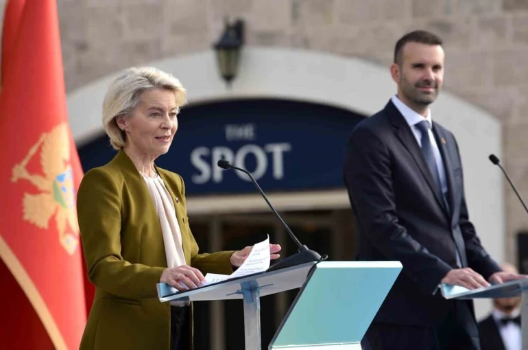 Leyen, Karadağ’ın 2028’de AB’nin 28. üyesi olabileceğini söyledi