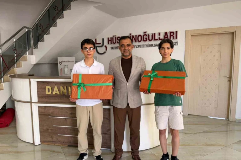 LGS Türkiye birincilerine Veysi Duyan’dan dizüstü bilgisayar