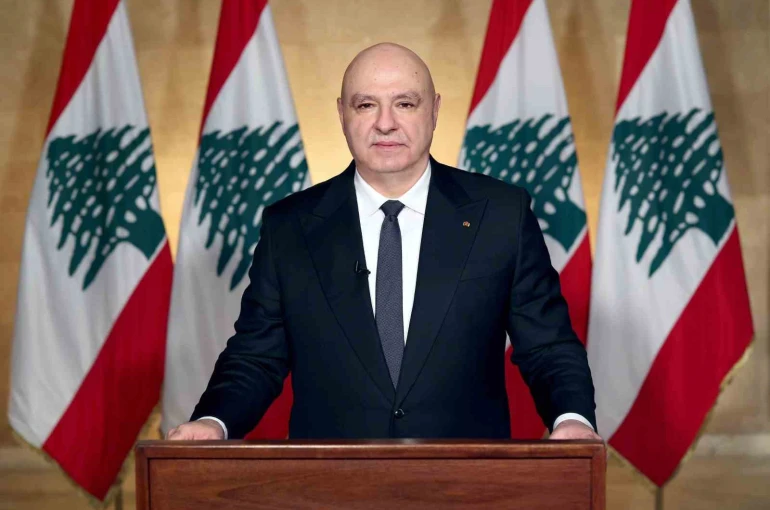 Lübnan Cumhurbaşkanı Aoun: "(İsrail müzakereleri) Ülke toprağından tek bir zerre dahi feda edilmeyecek"