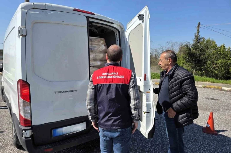 Lüleburgaz’da canlı hayvan ve hayvansal ürün nakilleri denetlendi