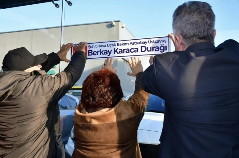 Lüleburgaz’da şehidin ismi sokağa ve durağa verildi