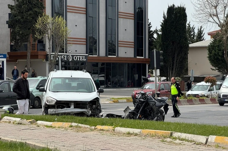 Lüleburgaz’da trafik kazası: 1 yaralı
