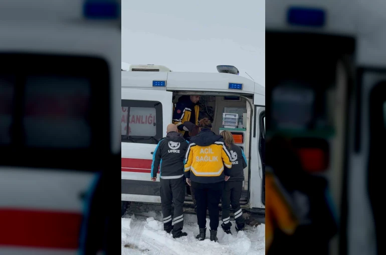 Mahsur kalan hastanın yardımına UMKE yetişti