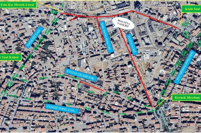 Malatya 3. Etap Ada Dışı altyapı ve çevre düzenlemesi 
