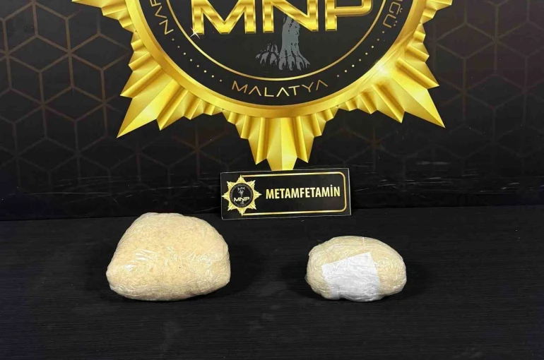 Malatya’da 1 kilo 769 gram metamfetamin ele geçirildi