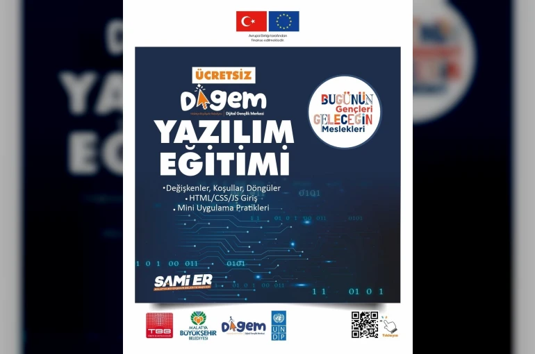 Malatya’da Dijital Gençlik Merkezi’nde kodlama eğitimi