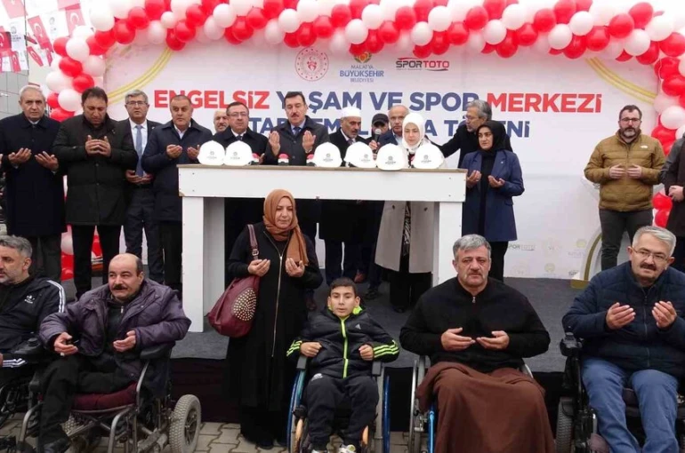 Malatya’da ’Engelsiz Yaşam ve Spor Merkezi’ 2. etabının temeli atıldı 