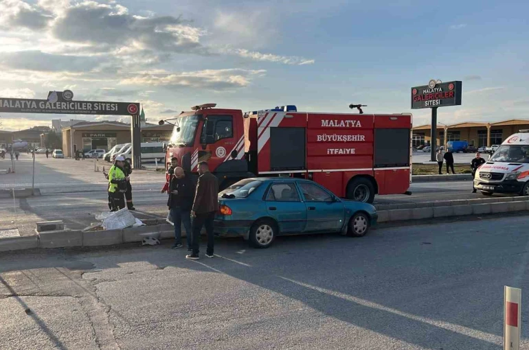 Malatya’da iki araç çarpıştı: 1 yaralı