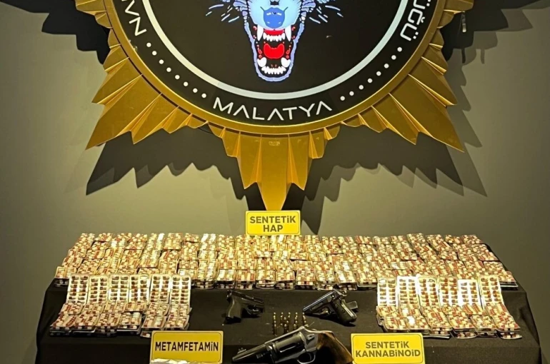 Malatya’da uyuşturucu operasyonu: 3 gözaltı