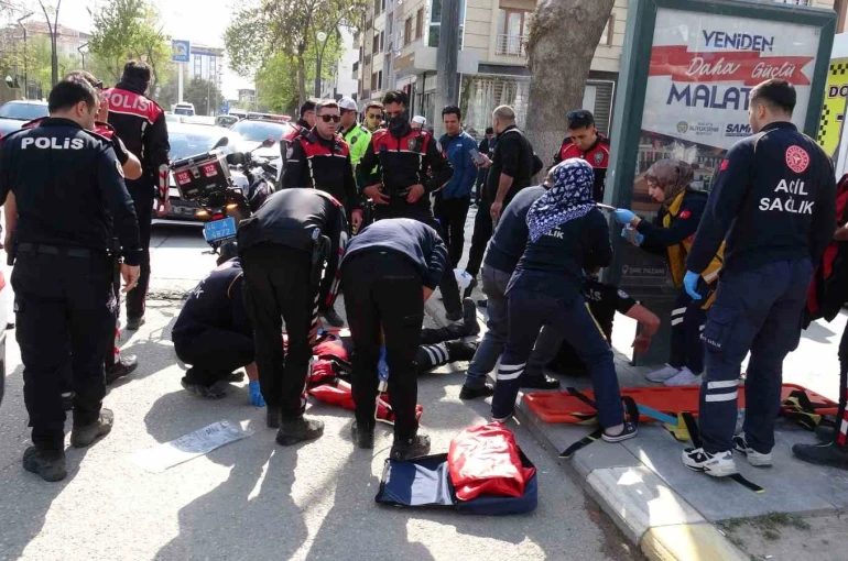 Malatya’da yunus timleri kaza yaptı: 2 polis yaralı