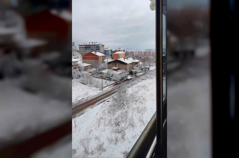 Malkara’da karda kartpostallık görüntüler oluştu