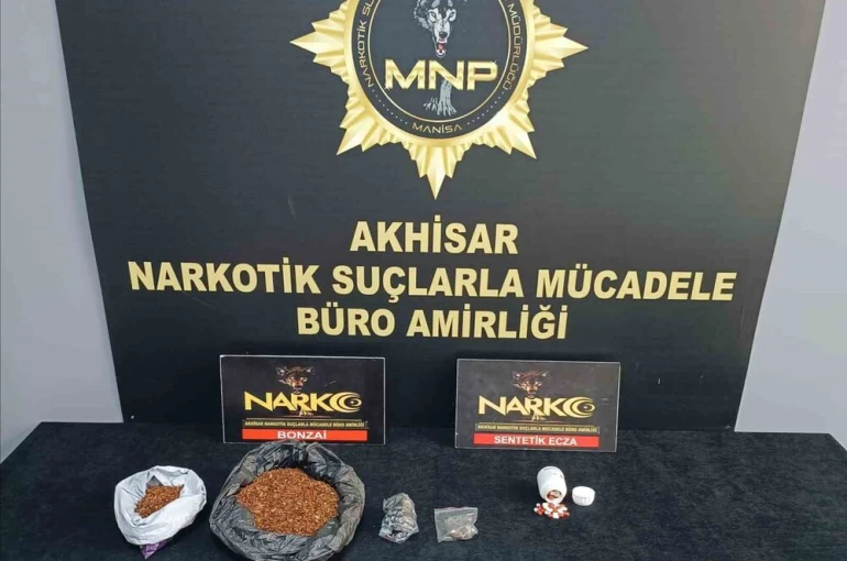 Manisa’da uyuşturucu operasyonu: 3 tutuklama