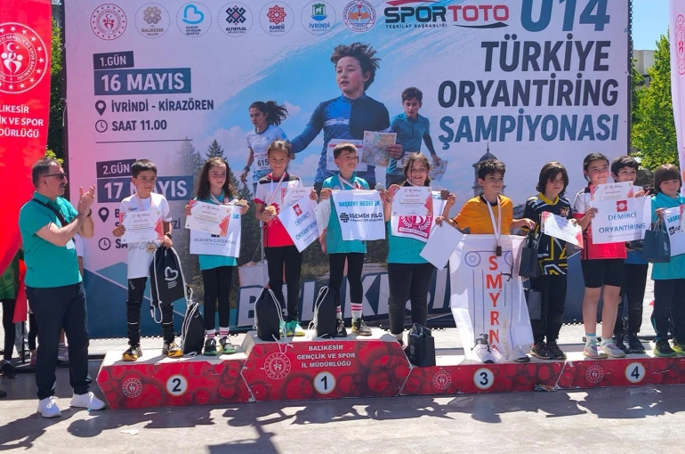 Manisalı oryantiring sporcularından Türkiye Şampiyonasında büyük başarı