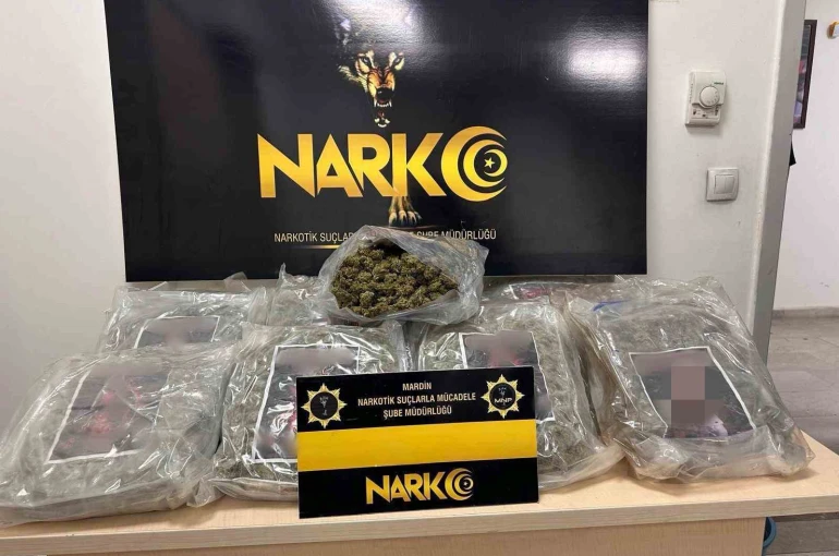 Mardin’de 10 kilo 900 gram uyuşturucu ele geçirildi