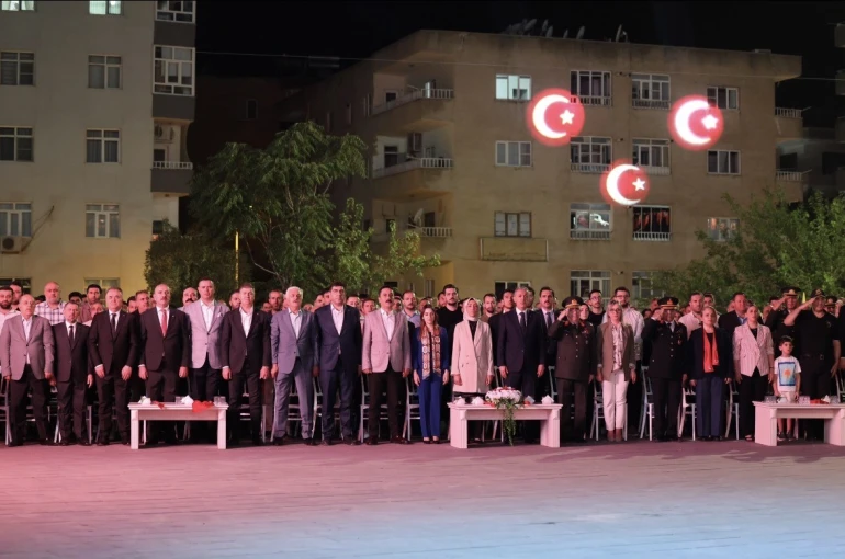 Mardin’de 15 Temmuz Demokrasi ve Milli Birlik Günü anma programı düzenlendi