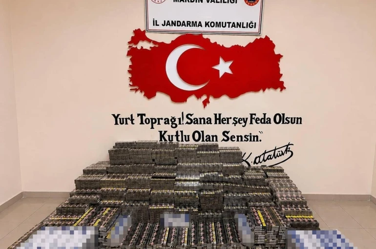 Mardin’de 5 milyon lira değerinde kaçak tütün mamulleri ele geçirildi