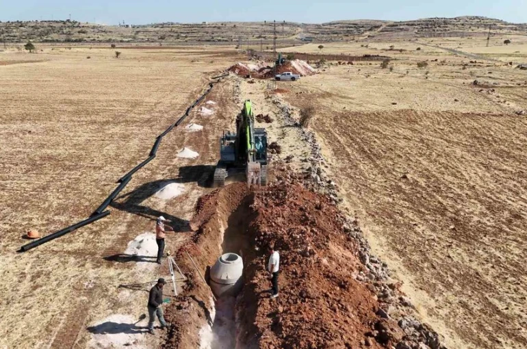 Mardin’de bir mahalle daha atık su altyapısına kavuştu
