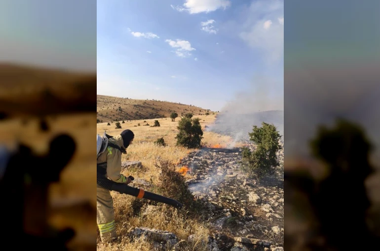 Mardin’de örtü ve anız yangını söndürüldü