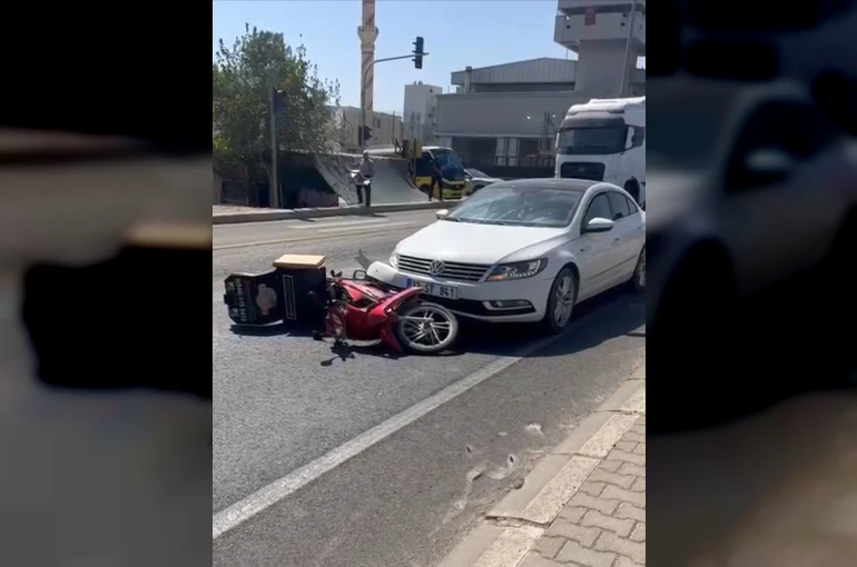 Mardin’de otomobil ile motosiklet çarpıştı: 1 yaralı