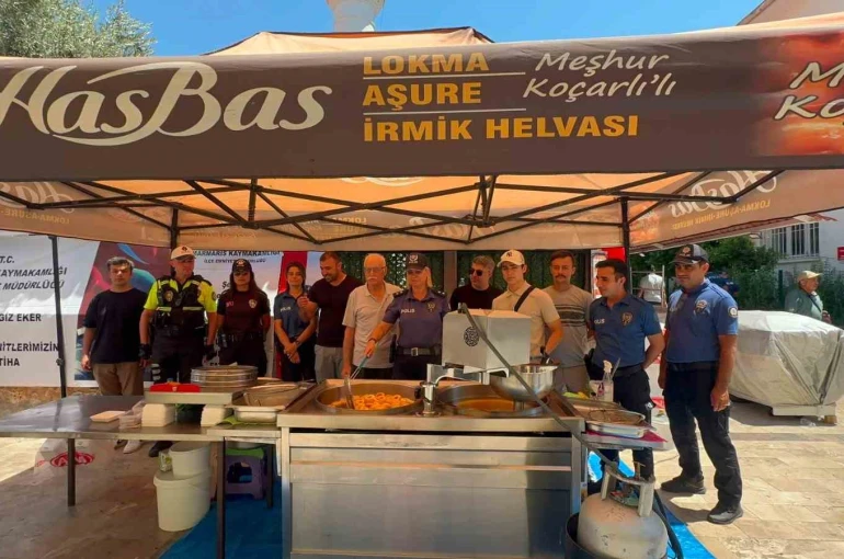 Marmaris’te 15 Temmuz şehitleri için lokma hayrı düzenlendi