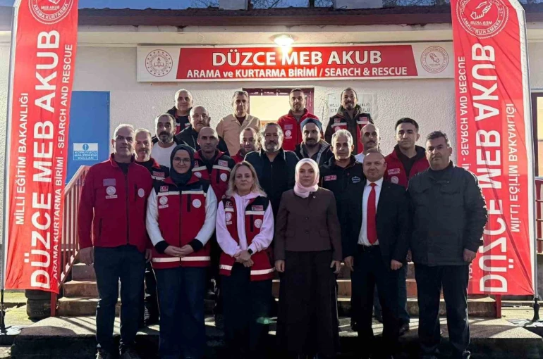 MEB AKUB Arama Kurtarma Ekibinin eğitim ve kamp alanına ziyaret