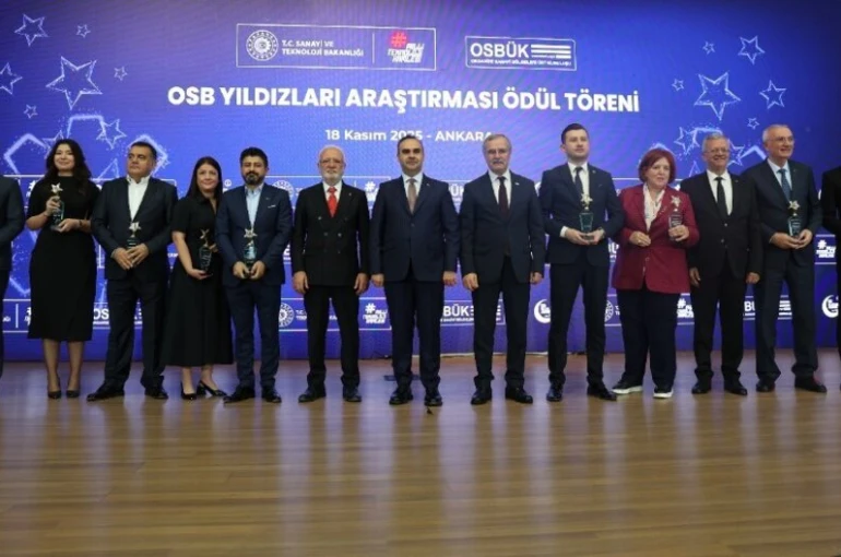 Mekap, OSB Yıldızları ödülüne layık görüldü