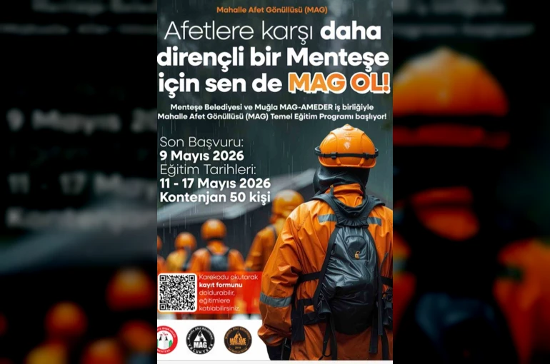 Menteşe’de Mahalle Afet Gönüllülüğü için kayıtlar başladı