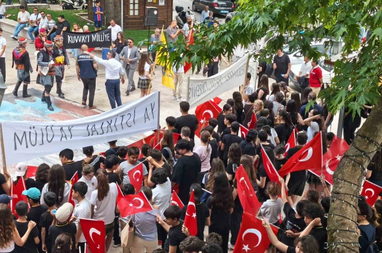 Menteşe’de milli mücadele ruhu yeniden canlandı