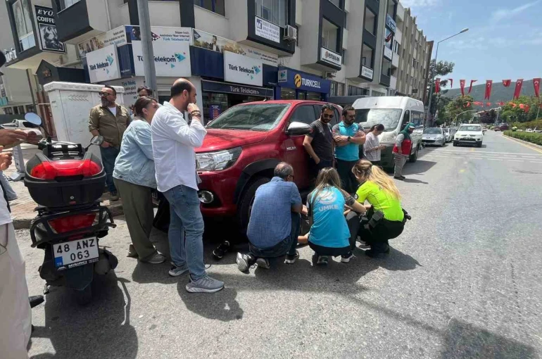 Menteşe’de trafik kazası: 1 yaralı