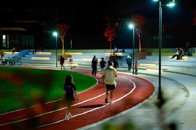 Merkez park şehrin gözdesi, sporun merkezi oldu